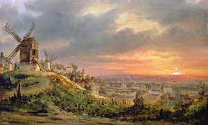 Pohled na Butte Montmartre, c.1830